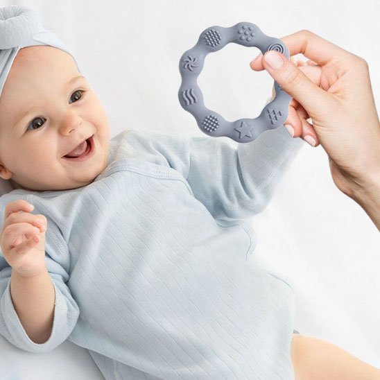 Anneau de dentition | Rafraîchissant Non - Toxique - Mini mordille