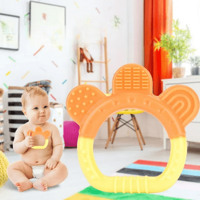 Anneau de Dentition - TeetherFruit™ - Orange - Mini mordille