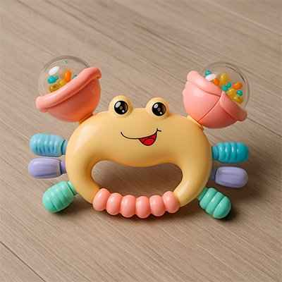 Hochet bébé | Crabe Coloré
