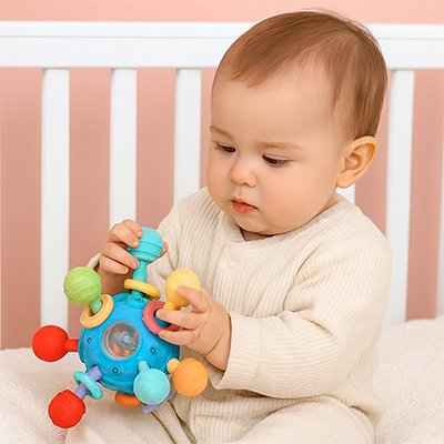 Hochet bébé | Dextérité coloré