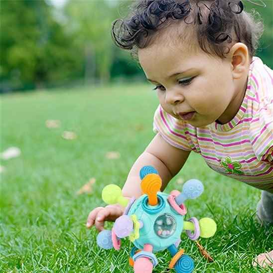 Hochet bébé | Éveil Sensoriel Naturel