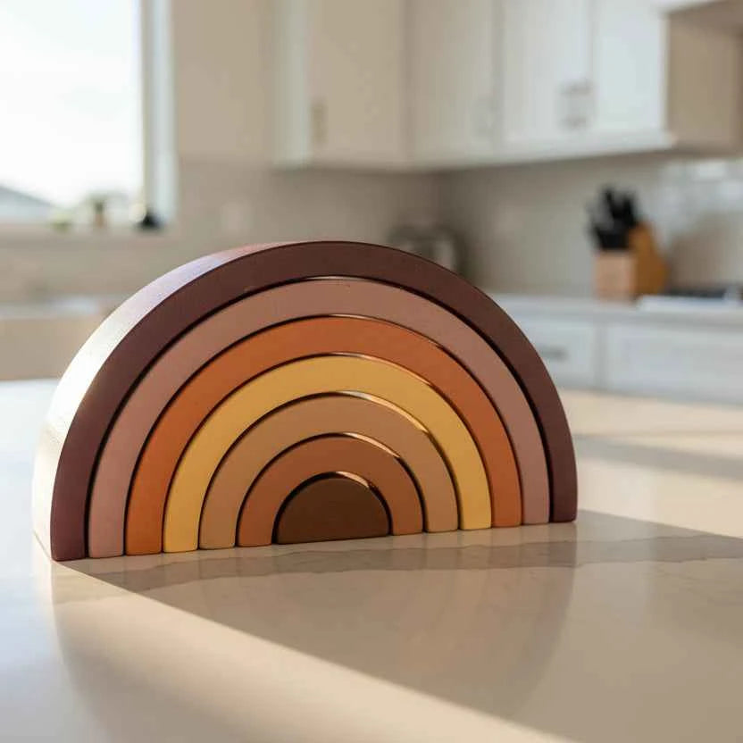 Jouet en Bois | Arc Marron - Mini mordille