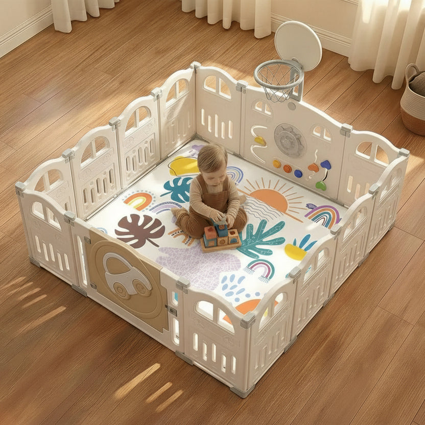Tapis d'éveil | Confort multicolore