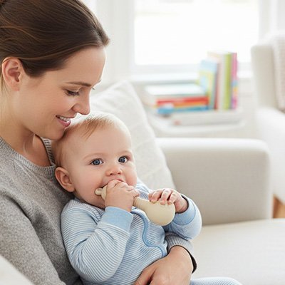 Anneau de dentition | Apaisant Naturel - Mini mordille