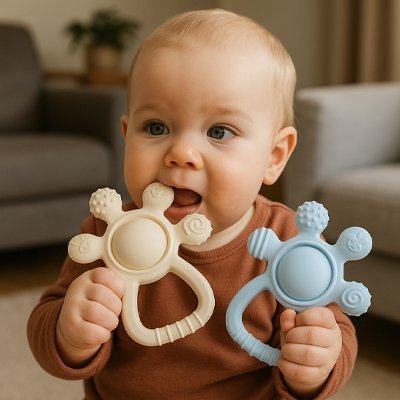 Anneau de dentition | BabySoothe - Mini mordille