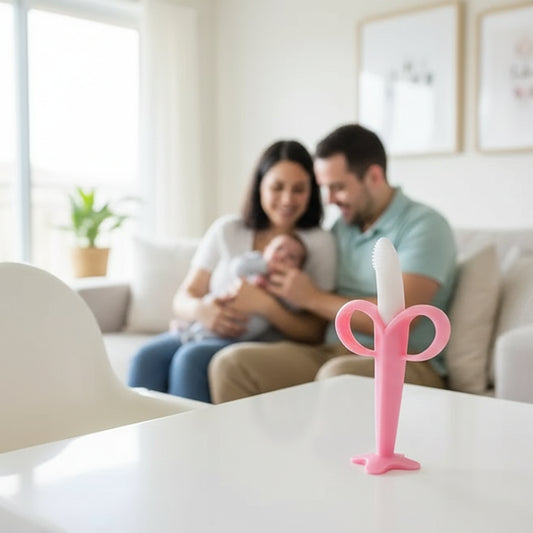 Anneau de Dentition - Banana- Rose - Mini mordille