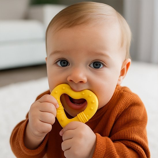 Anneau de dentition bébé | Soulage - Gencives - Mini mordille