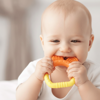 Anneau de Dentition - Orange - Mini mordille