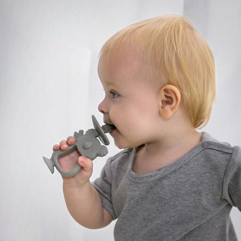 Anneau de Dentition - KoalaTeethBuddy™ - Gris - Mini mordille