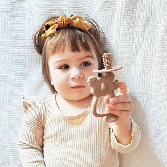 Anneau de Dentition - KoalaTeethBuddy™ - Kaki - Mini mordille