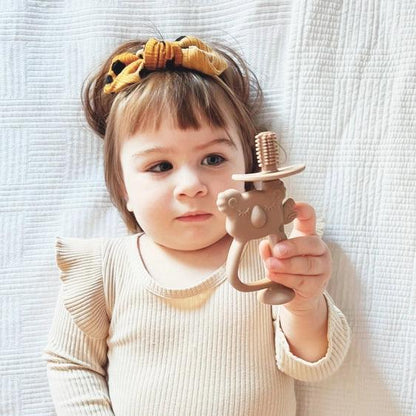 Anneau de Dentition - KoalaTeethBuddy™ - Kaki - Mini mordille