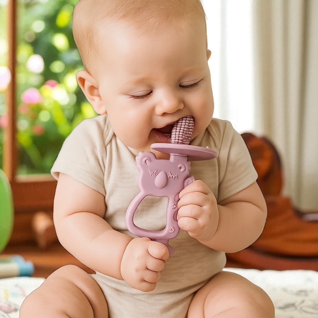 Anneau de Dentition - KoalaTeethBuddy™ - Violet - Mini mordille