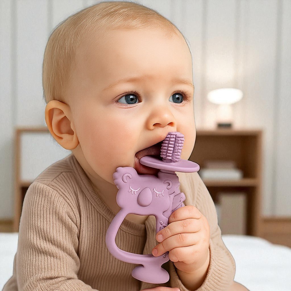 Anneau de Dentition - KoalaTeethBuddy™ - Violet - Mini mordille