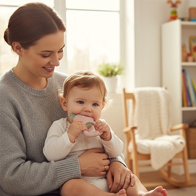 Anneau de dentition | Silicone Apaisant - Mini mordille