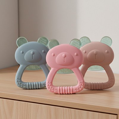 Anneau de dentition | Silicone Apaisant - Mini mordille