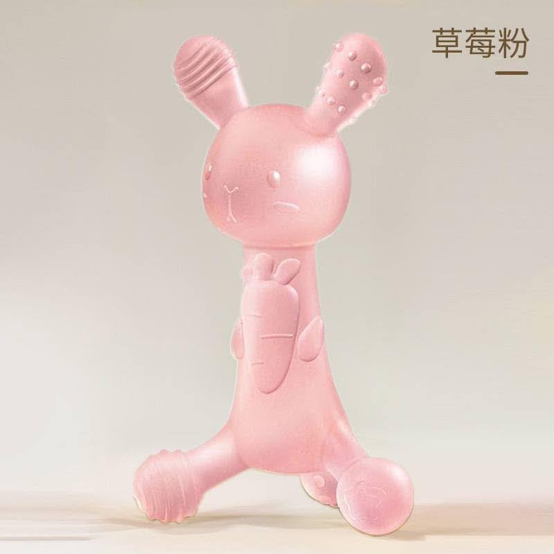 Anneau de Dentition - ToothyBuddy™ - Lapin Rose - Mini mordille