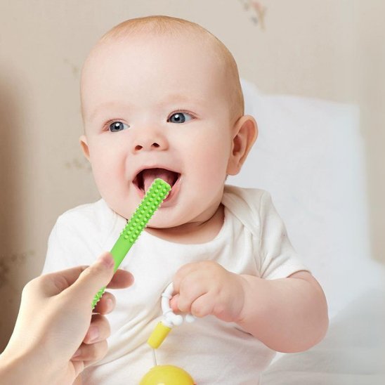 Anneau dentition bébé | Soulagement Ergonomique - Mini mordille