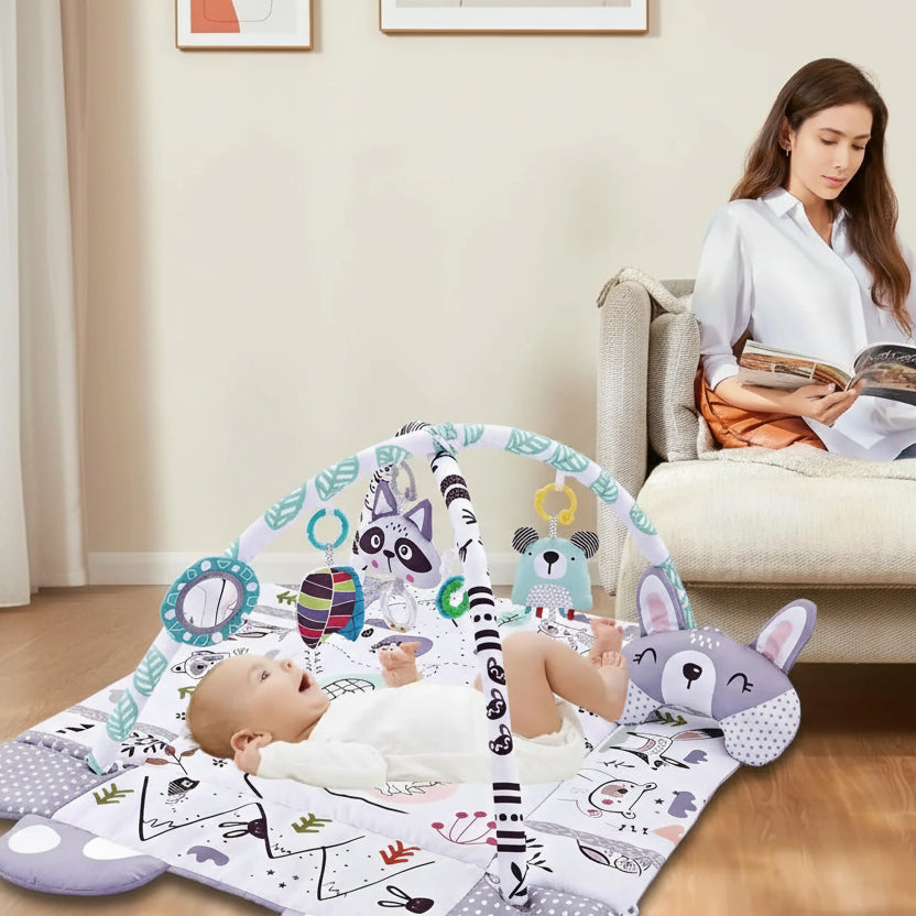 Tapis de jeu bébé | Compagnon mignon