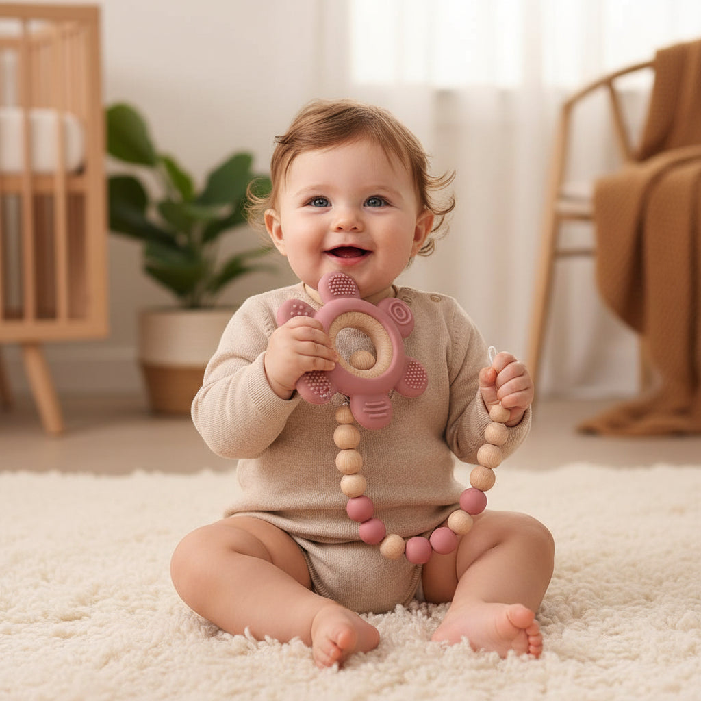Coffret cadeau de naissance | Bois naturel complet