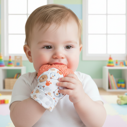 Gant de Dentition - Orange - Mini mordille