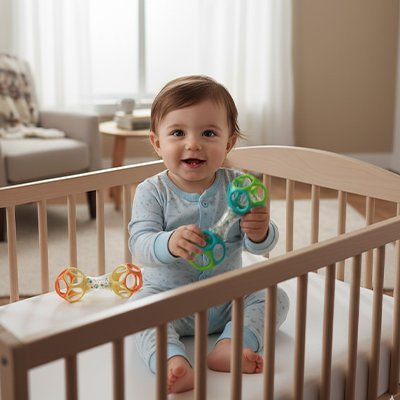 Hochet bébé | Ergonomique - Mini mordille