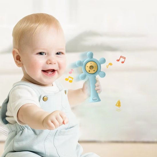 Hochet bébé | Éveil attirant - Mini mordille