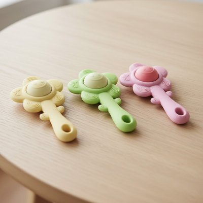 Hochet bébé | Éveil Fleurale - Mini mordille