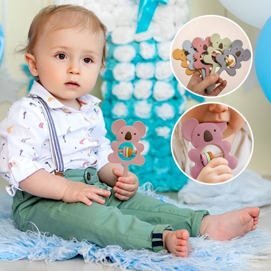 Hochet bébé | Éveil Sensoriel - Mini mordille