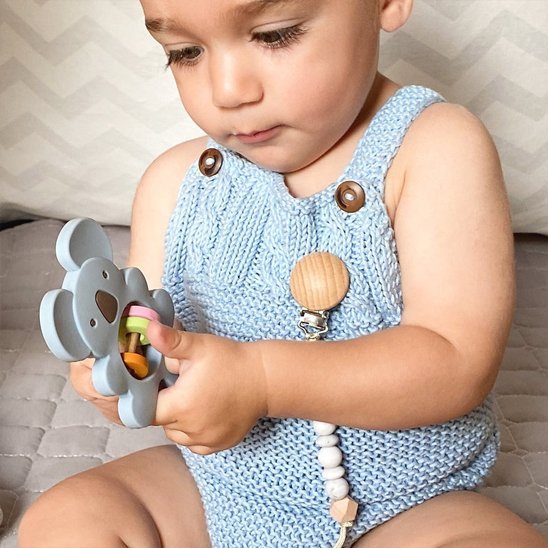 Hochet bébé | Éveil Sensoriel - Mini mordille