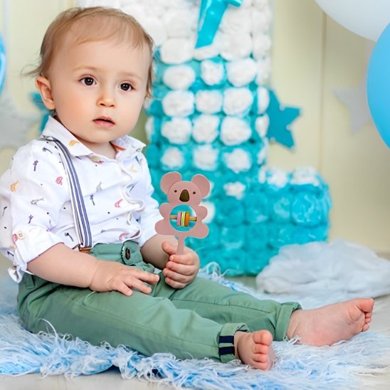 Hochet bébé | Éveil Sensoriel - Mini mordille