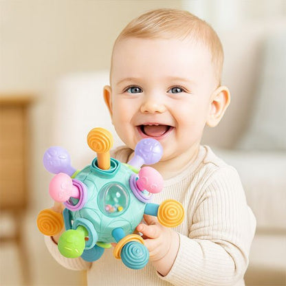 Hochet bébé | Éveil Sensoriel Naturel - Mini mordille