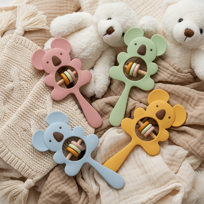 Hochet bébé | Éveil Sensoriel - Mini mordille