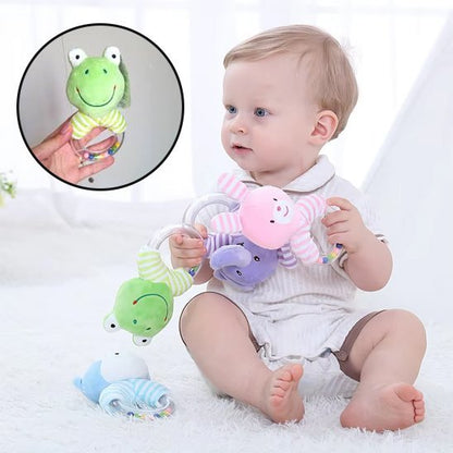 Hochet bébé | Naturel & Silicone - Mini mordille