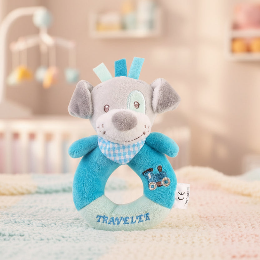 Hochet bébé | Naturel & Silicone - Mini mordille