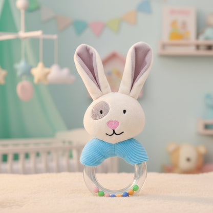 Hochet bébé | Naturel & Silicone - Mini mordille