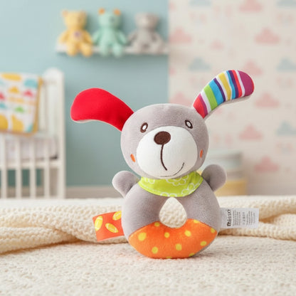 Hochet bébé | Naturel & Silicone - Mini mordille