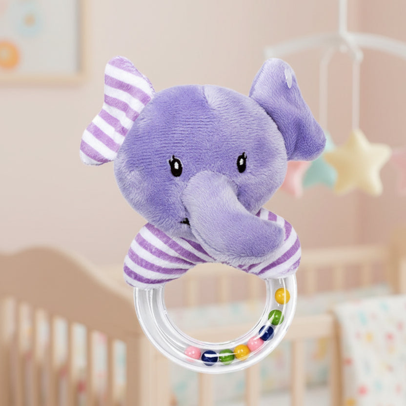 Hochet bébé | Naturel & Silicone - Mini mordille