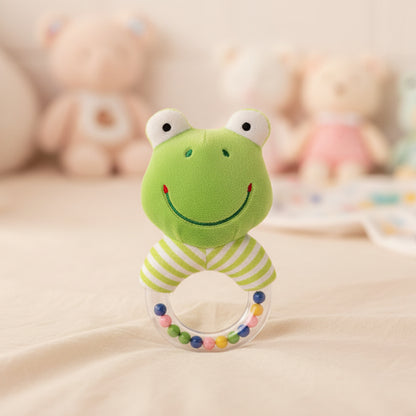 Hochet bébé | Naturel & Silicone - Mini mordille