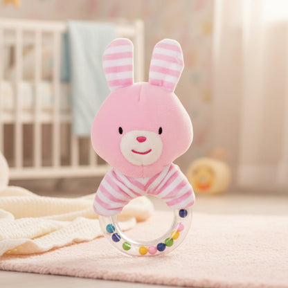 Hochet bébé | Naturel & Silicone - Mini mordille