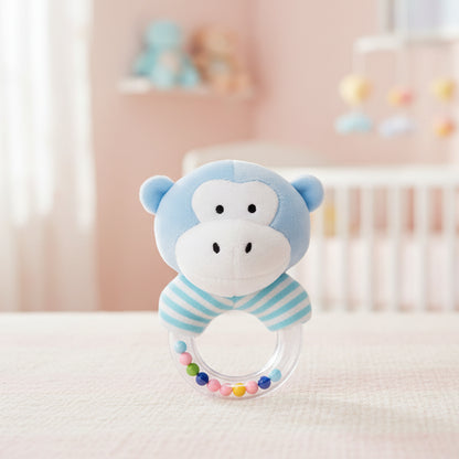 Hochet bébé | Naturel & Silicone - Mini mordille