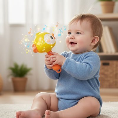 Hochet Sensoriel | Poussin Grenouille - Mini mordille