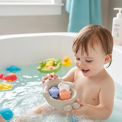 Jouet baignoire bebe | Éducatif Coloré - Mini mordille