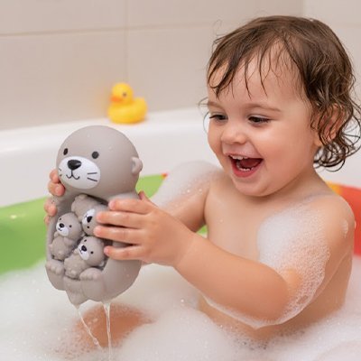 Jouet baignoire bebe | Éducatif Coloré - Mini mordille