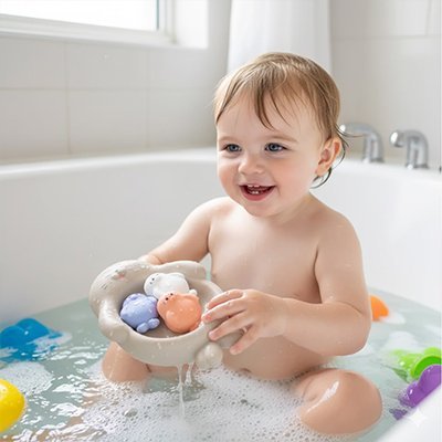 Jouet baignoire bebe | Éducatif Coloré - Mini mordille