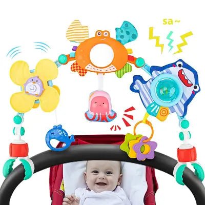 JOUET BEBE - BabyToysSensoryDevelopment™ - Crabe - Mini mordille