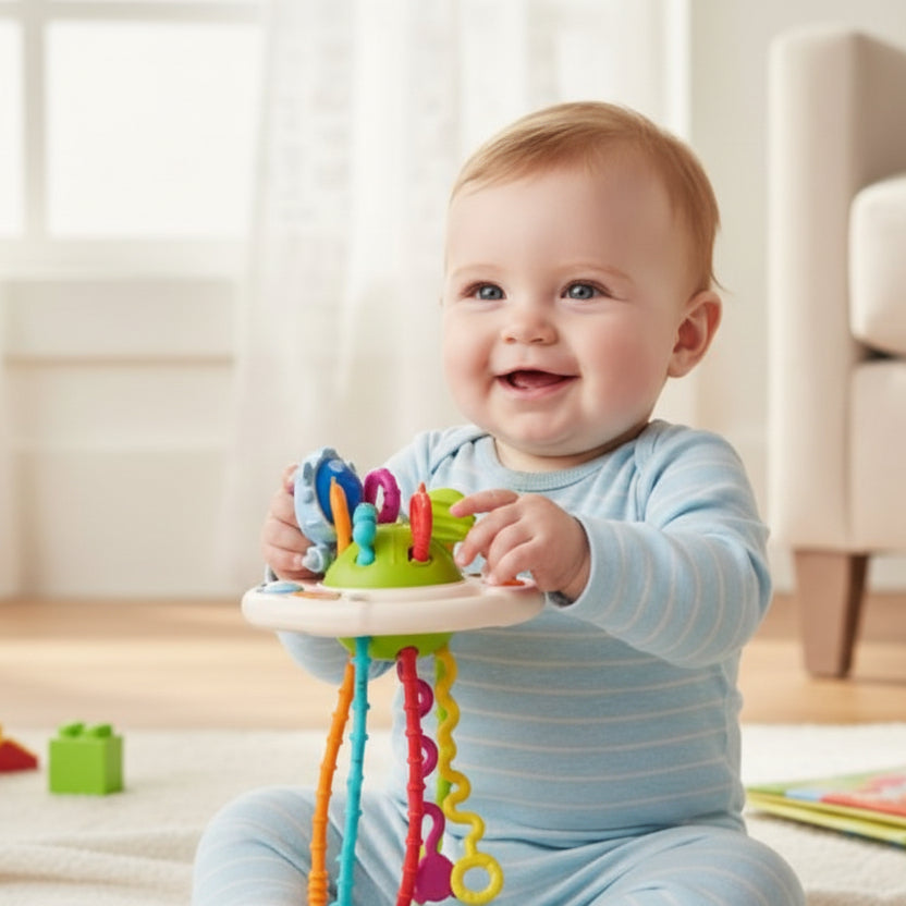 Jouet bebe eveil | Sensoriel Multicolore - Mini mordille