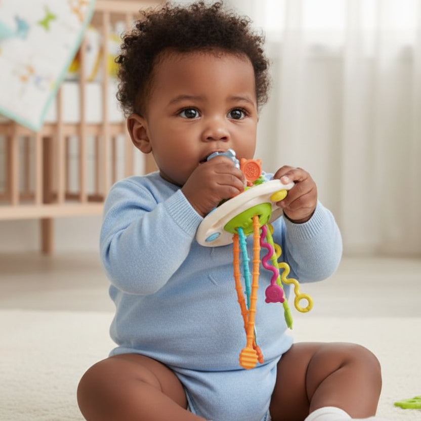 Jouet bebe eveil | Sensoriel Multicolore - Mini mordille