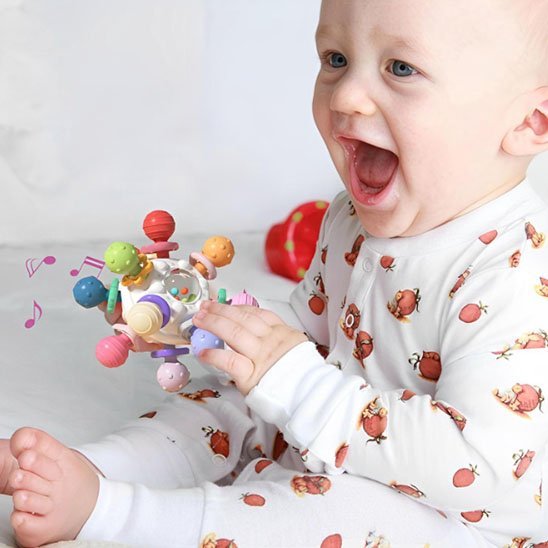 Jouet bébé | Évolutif Sensoriel - Mini mordille