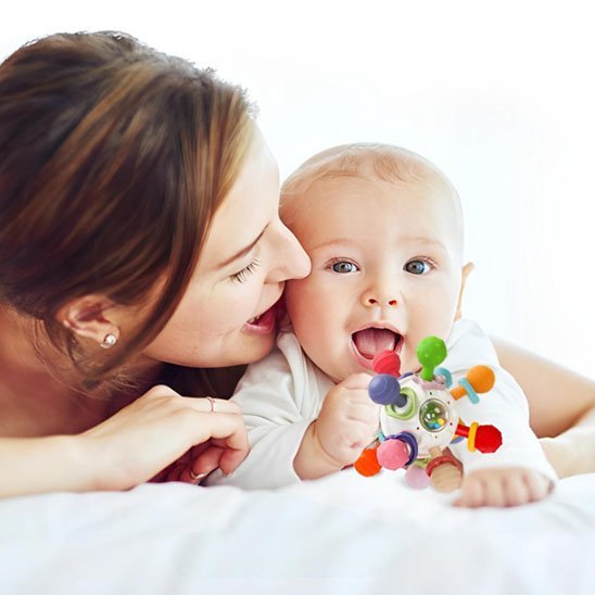 Jouet bébé | Évolutif Sensoriel - Mini mordille