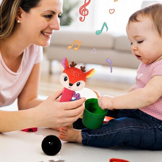 Jouet bébé | Sensoriel Coloré - Mini mordille